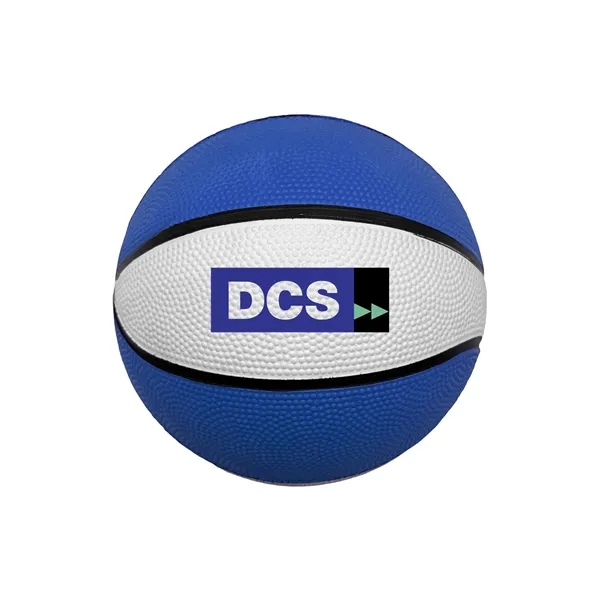 5" Mini Two-Tone Rubber Basketball... from ASI 98360 WOWLine