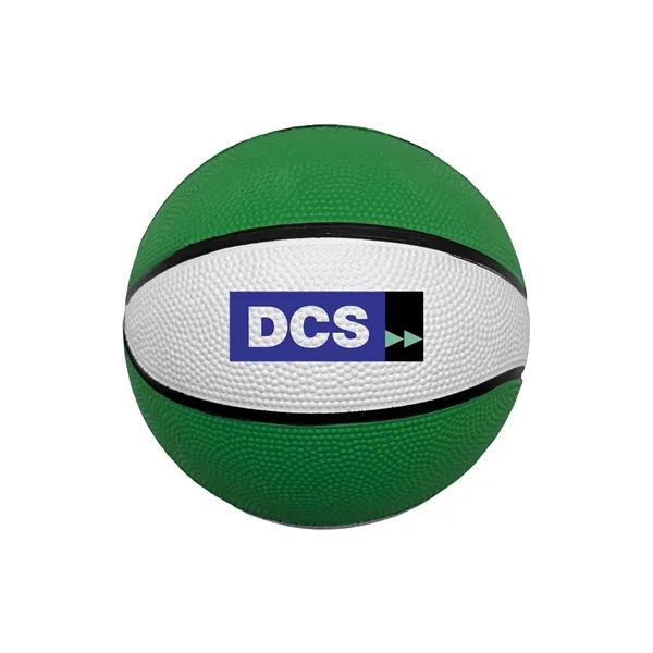 5" Mini Two-Tone Rubber Basketball... from ASI 98360 WOWLine