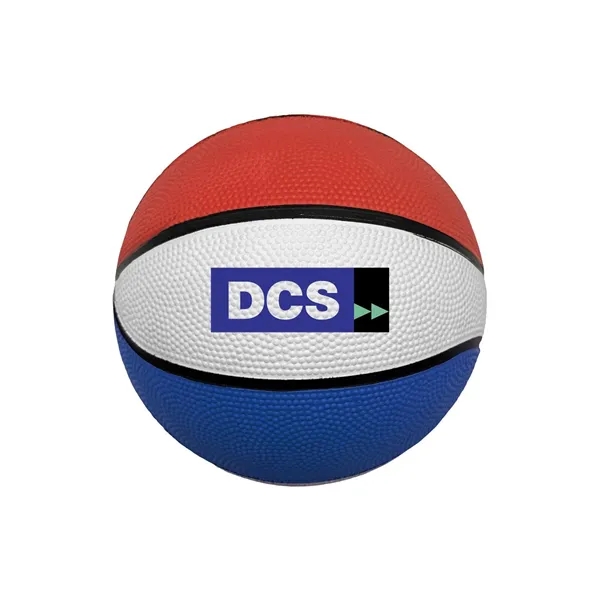 5" Mini Two-Tone Rubber Basketball... from ASI 98360 WOWLine