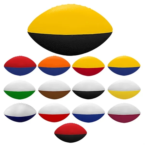 7" two-toned foam football that's soft, durable, and ideal for promoting... from ASI 98360 WOWLine