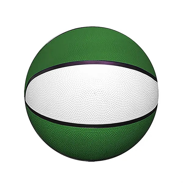 7" Mid-Size Two Tone Rubber Basketball with athletic valve.... from ASI 98360 WOWLine