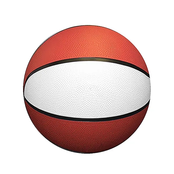 7" Mid-Size Two Tone Rubber Basketball with athletic valve.... from ASI 98360 WOWLine
