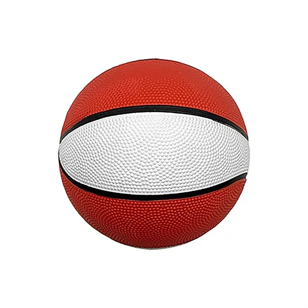 5" Mini Two-Tone Rubber Basketball... from ASI 98360 WOWLine