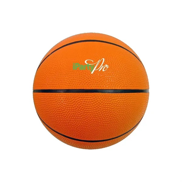 7" Mid-Size Rubber Basketball with athletic valve.... from ASI 98360 WOWLine