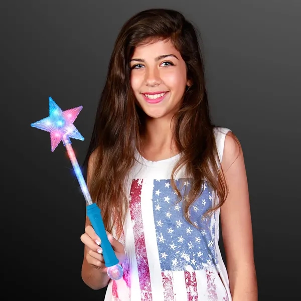 Blank or Imprinted. LED Super Star Wands make the night magical.... from ASI 34194 ALightPromos / Alight Promotional Products