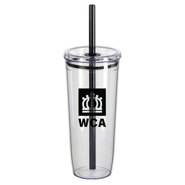 20 oz Recycled Acrylic Straw Tumbler... from ASI 36730 Ariel Premium Supply Inc