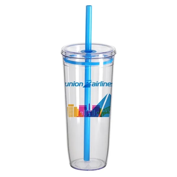 20 oz Recycled Acrylic Straw Tumbler... from ASI 36730 Ariel Premium Supply Inc