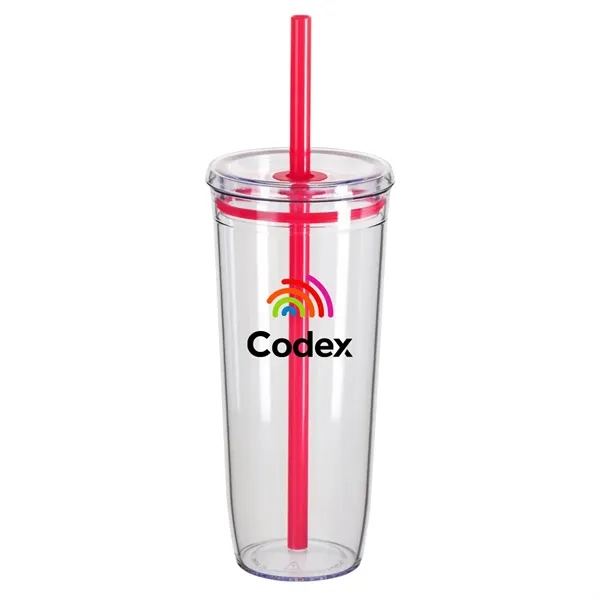 20 oz Recycled Acrylic Straw Tumbler... from ASI 36730 Ariel Premium Supply Inc