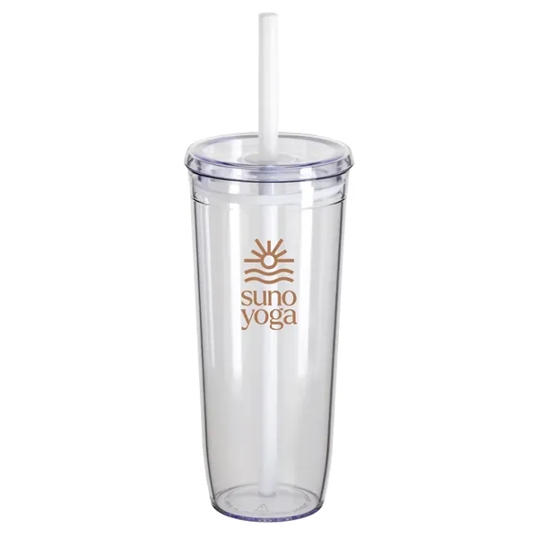20 oz Recycled Acrylic Straw Tumbler... from ASI 36730 Ariel Premium Supply Inc