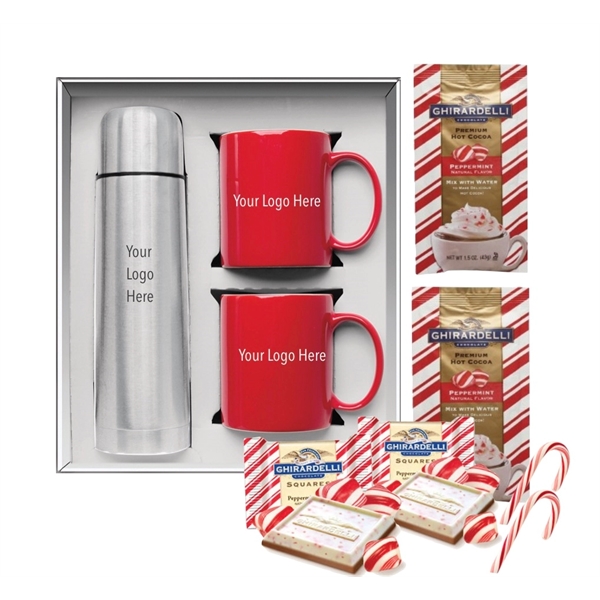 Boxed Gift Set with mugs, beverage carrier, cocoa, chocolate and more... from ASI 89971 Stuff A Mug