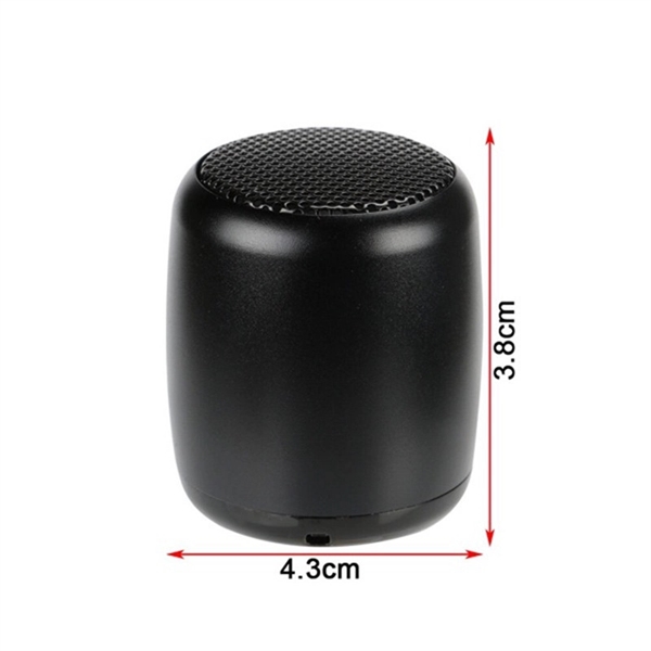 Mini Wireless Bluetooth Speaker of Aluminium with 1 color of silkscreen... from ASI 37218 Athena Promo (tm)