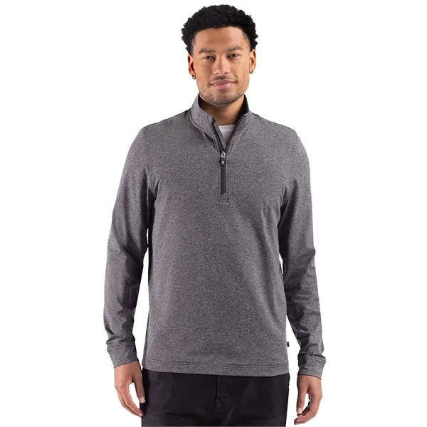 Cutter & Buck Adapt Recycled Soft Knit Stripe Mens Big &... from ASI 47965 Cutter & Buck