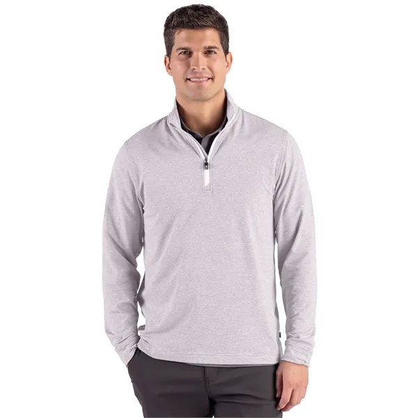 Cutter & Buck Adapt Recycled Soft Knit Stripe Mens Big &... from ASI 47965 Cutter & Buck