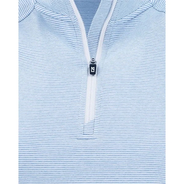 Cutter & Buck Adapt Recycled Soft Knit Stripe Womens Quar...... from ASI 47965 Cutter & Buck