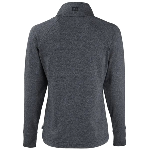 Cutter & Buck Adapt Recycled Soft Knit Stripe Womens Quar...... from ASI 47965 Cutter & Buck