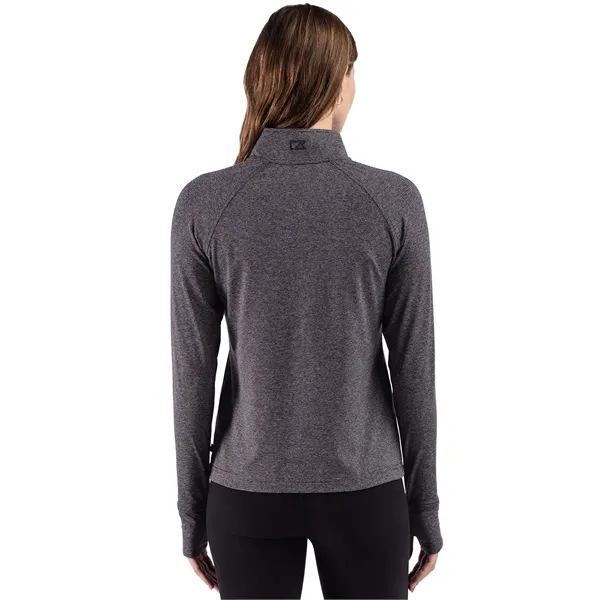 Cutter & Buck Adapt Recycled Soft Knit Stripe Womens Quar...... from ASI 47965 Cutter & Buck