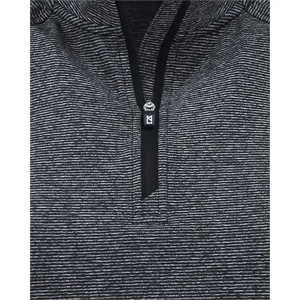 Cutter & Buck Adapt Recycled Soft Knit Stripe Womens Quar...... from ASI 47965 Cutter & Buck