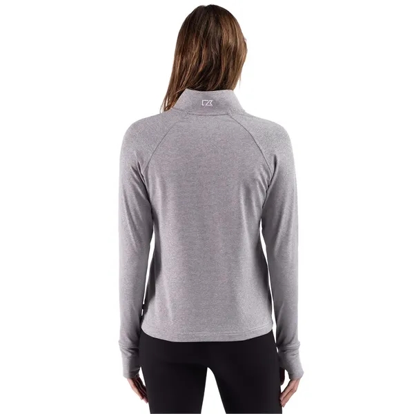 Cutter & Buck Adapt Recycled Soft Knit Stripe Womens Quar...... from ASI 47965 Cutter & Buck