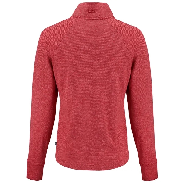 Cutter & Buck Adapt Recycled Soft Knit Stripe Womens Quar...... from ASI 47965 Cutter & Buck