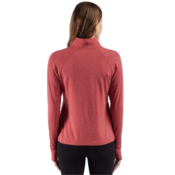 Cutter & Buck Adapt Recycled Soft Knit Stripe Womens Quar...... from ASI 47965 Cutter & Buck