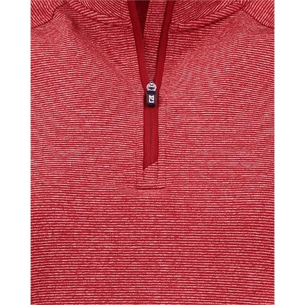Cutter & Buck Adapt Recycled Soft Knit Stripe Womens Quar...... from ASI 47965 Cutter & Buck