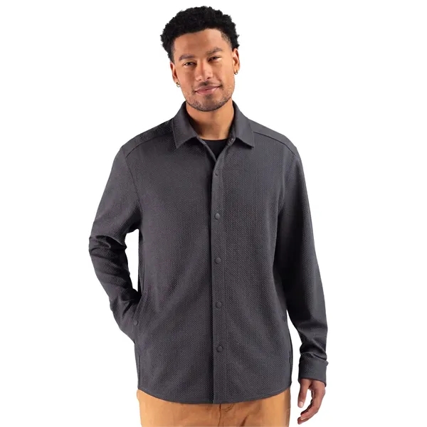 Cutter & Buck Drift Textured Knit Recycled Mens Shirt Jacket... from ASI 47965 Cutter & Buck