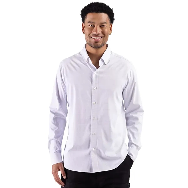 Cutter & Buck Skyline Recycled Windowpane Mens Long Sleev...... from ASI 47965 Cutter & Buck
