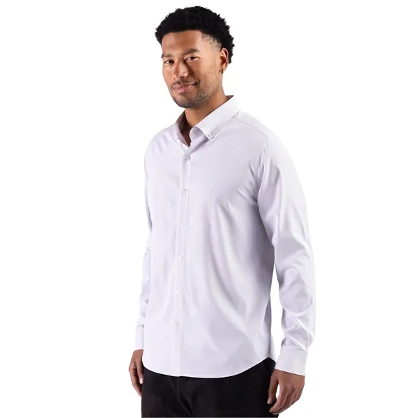 Cutter & Buck Skyline Recycled Windowpane Mens Long Sleev...... from ASI 47965 Cutter & Buck