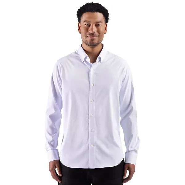 Cutter & Buck Skyline Recycled Windowpane Mens Long Sleev...... from ASI 47965 Cutter & Buck