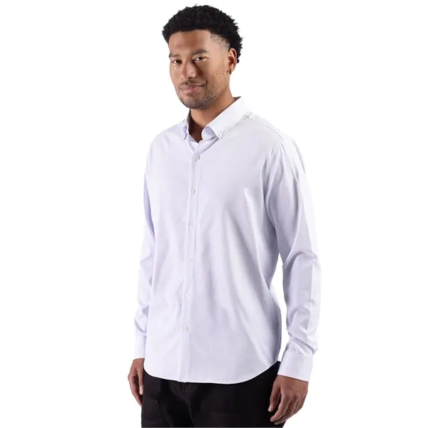 Cutter & Buck Skyline Recycled Windowpane Mens Long Sleev...... from ASI 47965 Cutter & Buck
