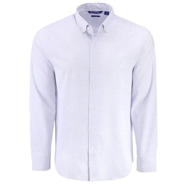 Cutter & Buck Skyline Recycled Windowpane Mens Long Sleev...... from ASI 47965 Cutter & Buck