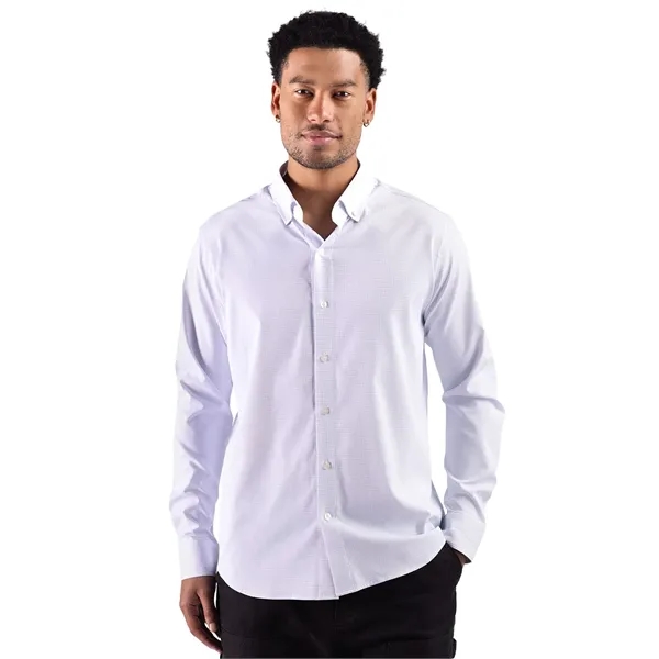 Cutter & Buck Skyline Recycled Windowpane Mens Long Sleev...... from ASI 47965 Cutter & Buck