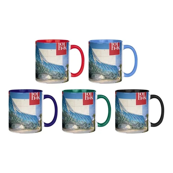 Two Tone Mugs-Inner Handle color... from ASI 88060 Snugz/USA Inc