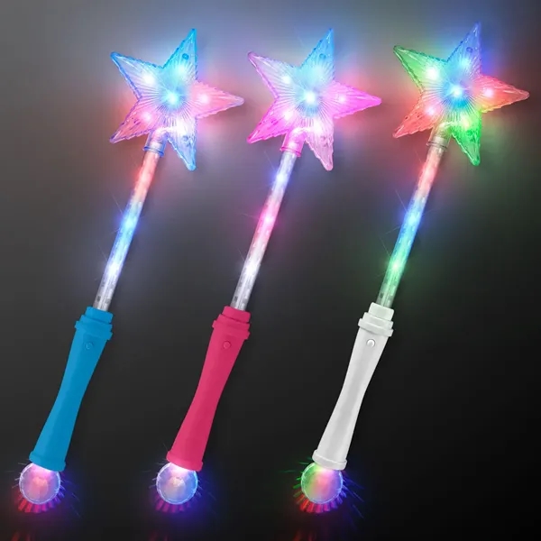Blank or Imprinted. LED Super Star Wands make the night magical.... from ASI 34194 ALightPromos / Alight Promotional Products