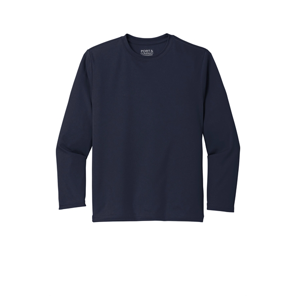 Port & Company Youth Long Sleeve Performance Tee... from ASI 84863 SanMar