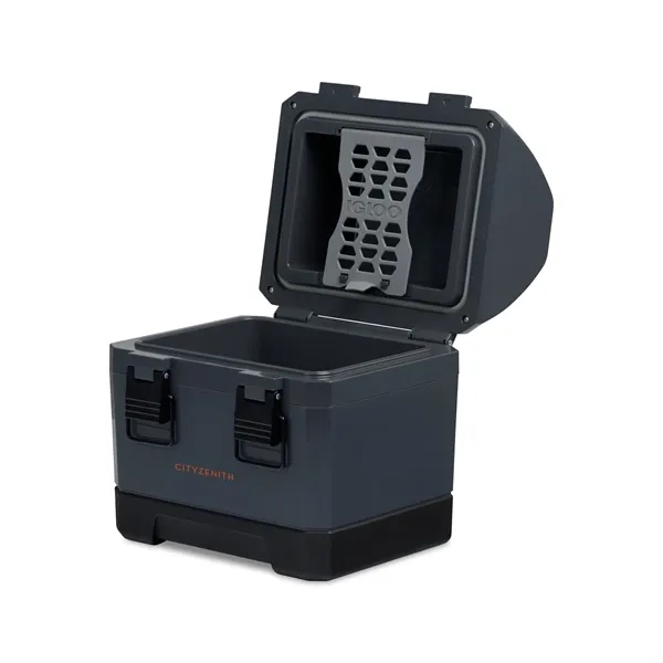Heavy duty injection molded cooler with a "Stay Put" rubberized base,... from ASI 56070 Gemline / Gemline®