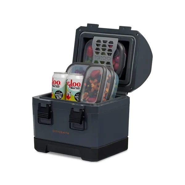 Heavy duty injection molded cooler with a "Stay Put" rubberized base,... from ASI 56070 Gemline / Gemline®