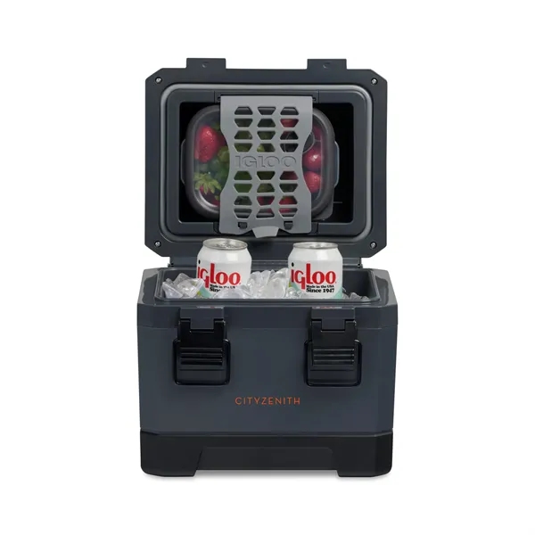 Heavy duty injection molded cooler with a "Stay Put" rubberized base,... from ASI 56070 Gemline / Gemline®