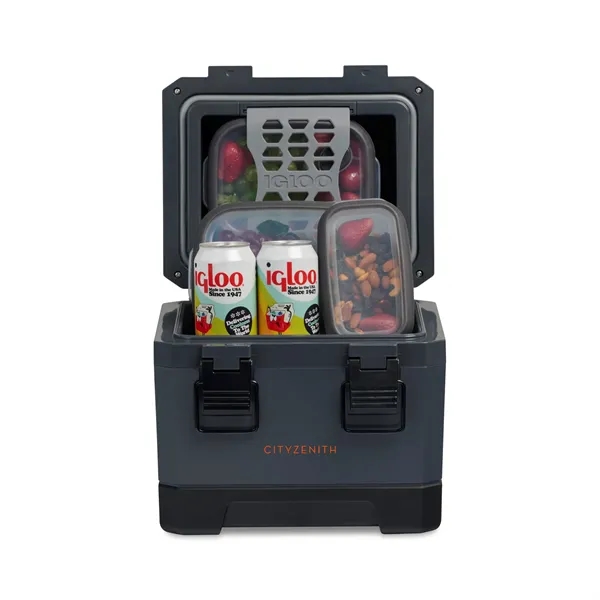 Heavy duty injection molded cooler with a "Stay Put" rubberized base,... from ASI 56070 Gemline / Gemline®