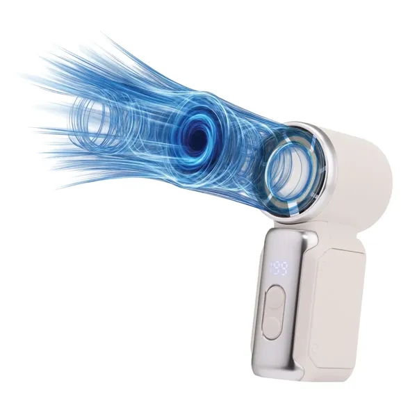 Rechargeable handheld turbo mini fan with multiple fan speeds... from ASI 57655 STOPNGO Line