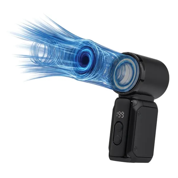 Rechargeable handheld turbo mini fan with multiple fan speeds... from ASI 57655 STOPNGO Line