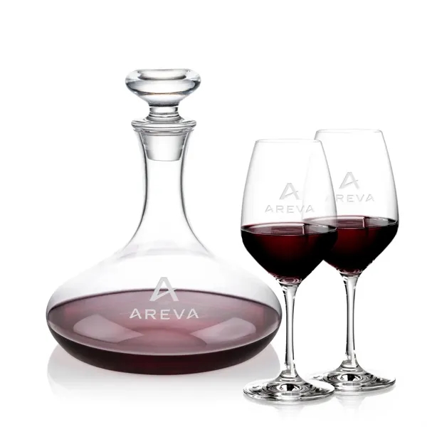 The Elliston Decanter Set features a classic, gently flared decanter with... from ASI 84592 St Regis Group