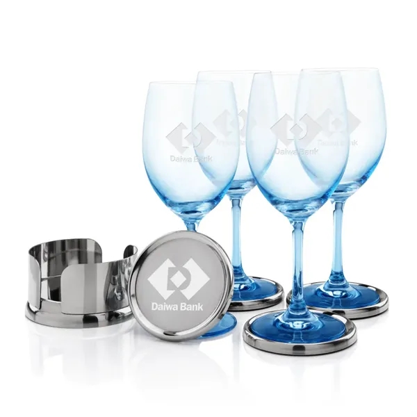 The Baldoni Coasters & Wine Set blends refined design with practical... from ASI 84592 St Regis Group