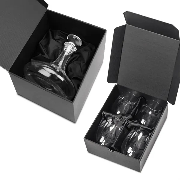 The Elliston Decanter Set features a classic, gently flared decanter with... from ASI 84592 St Regis Group