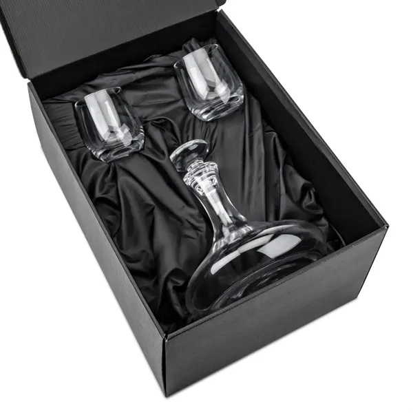 The Elliston Decanter Set features a classic, gently flared decanter with... from ASI 84592 St Regis Group
