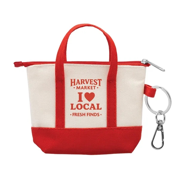 mini tote key chain with custom decoration.... from ASI 62190 Illini