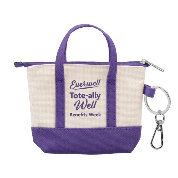 mini tote key chain with custom decoration.... from ASI 62190 Illini