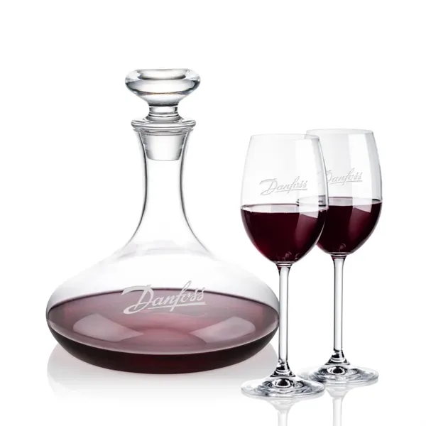 The Elliston Decanter Set features a classic, gently flared decanter with... from ASI 84592 St Regis Group