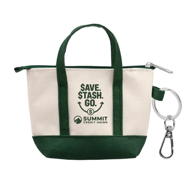mini tote key chain with custom decoration.... from ASI 62190 Illini