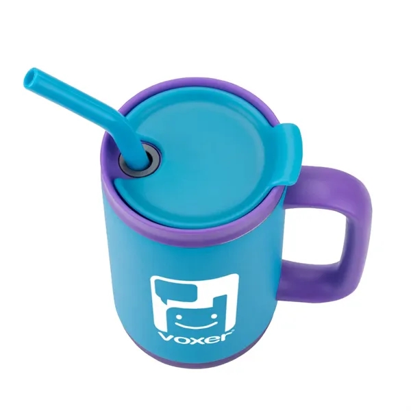The Abelia SS Sip & Twist Lid Mug with Straw (16oz)... from ASI 84592 St Regis Group
